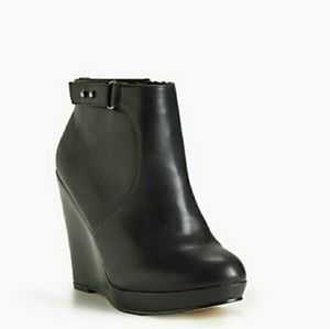 Torrid Black Wedge Booties